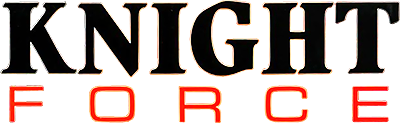 Knight Force logo for Amiga